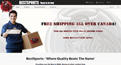 Desktop Screenshot of bestsports.ca